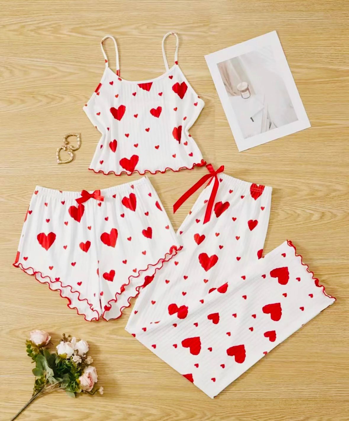 Pijama 3 Piezas ❤️💋 65197 (Docena)