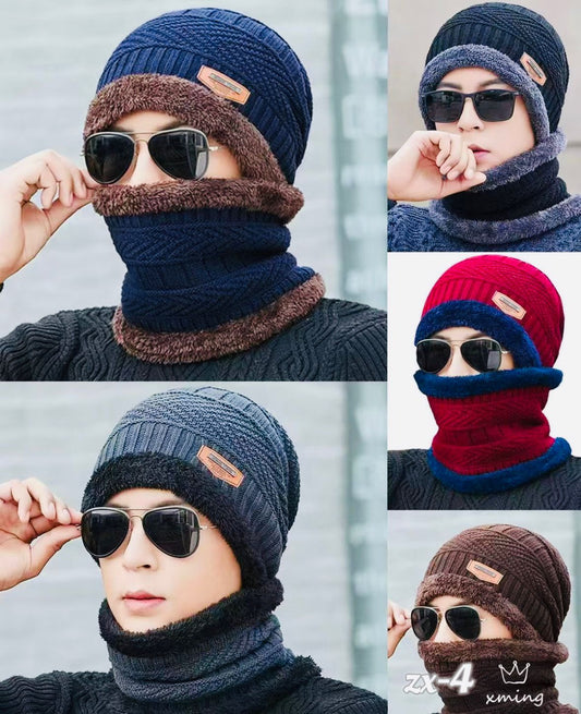 Set Gorro + Cuello Hombre (6 Unidades)